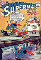 Super-Girl on the cover of Superman #123: Super-Girl (August 1958)Art by 