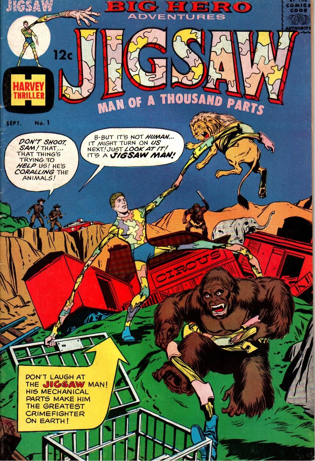 Jigsaw (Harvey Comics) Harvey Comics Database Wiki Fandom