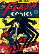 Flash Comics #24 "The Spider-Men of Mars" (December, 1941)