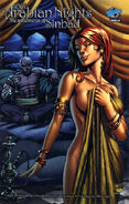 1001 Arabian Nights: The Adventures of Sinbad #1 "Sinbad and the Eyes of Fire: Part 1" (May, 2008) (Cover Variant)