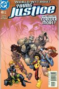 Young Justice #45 "World Without Young Justice, Part 5: Bang Bang Bedlam's Purple Hammer" (July, 2002)