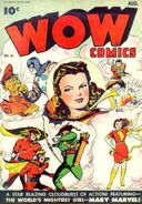 Wow Comics #28 "Who Can Defeat Mr. Question? Answer, Mary Marvel!" (August, 1944)