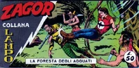 Cover of Zagor's first appearance in Collana Lampo #1