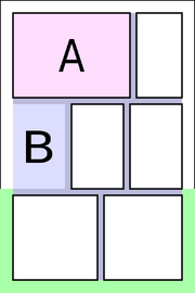 Comics page layout example