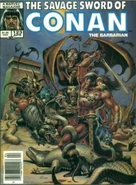 Savage Sword of Conan #123 "Secret of the Great Stone" (April, 1986)