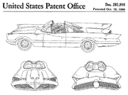 The 1966 television Batmobile, built by  from a  