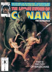 Savage Sword of Conan #204 by Alan Rabinowitz