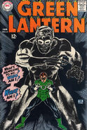 Green Lantern Vol 2 #58 "Peril of the Powerless Green Lantern!" (January, 1968)