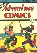 New Adventure Comics #19 "The Train Robbery: Part 19" (September, 1937)