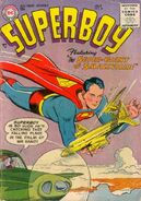 Superboy #50 "The Boy Who Stole Superboy's Identity!" (July, 1956)