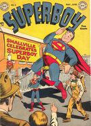 Superboy #2 "Don't Miss "The Stunts of Superboy!" (May, 1949)