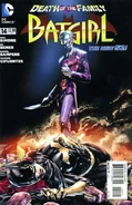 Batgirl Vol 4 #14 "Collision, Part One: A Courtship of Razors" (January, 2013)