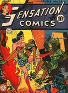 Sensation Comics #18 "The Secret City of the Incas" (June, 1943)