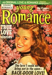 Young Romance #15 (Nov. 1949), with photographic cover.