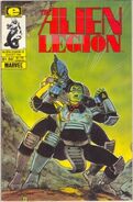 Alien Legion #15 "The 'Official' Death of Jugger Grimrod" (August, 1986)