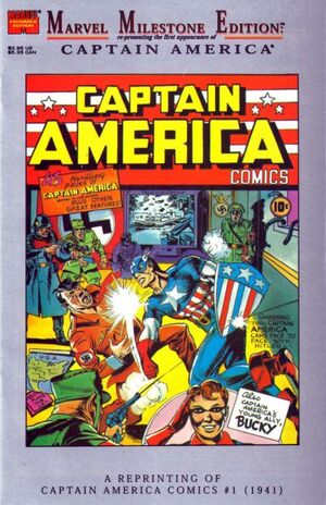 Marvel Milestone Edition Captain America Comics Vol 1 1