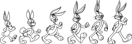 Virgil Ross - Speedy Gonzales and Sylvester Model Sheet Drawing