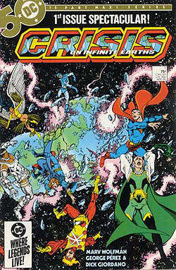 Man of Steel #1 (1986) - Chris is on Infinite Earths