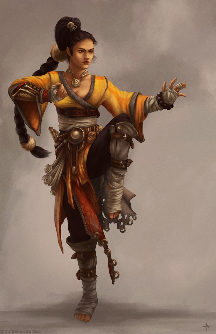 female monk d&d