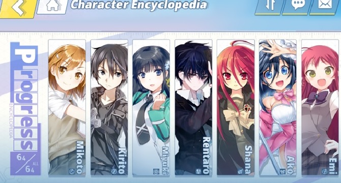 Start by checking the characters~