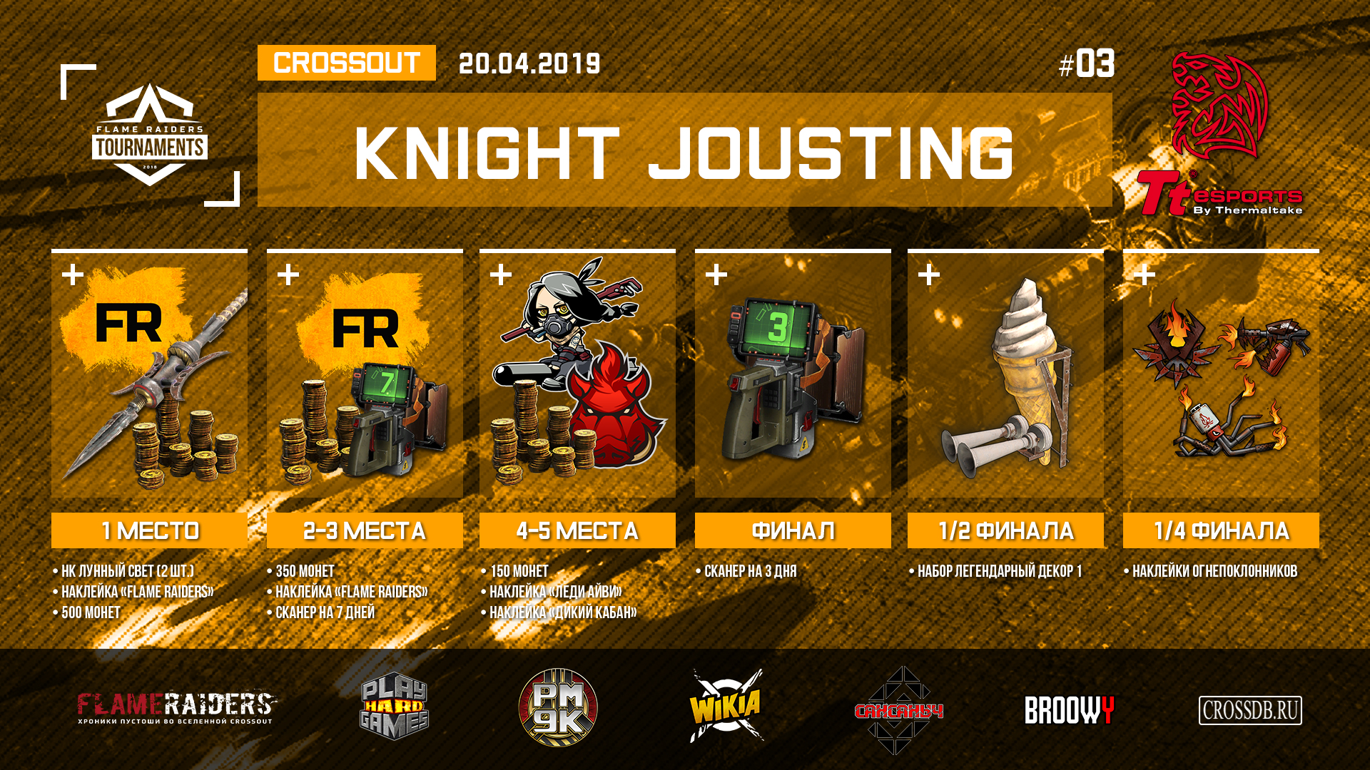 Knight Jousting №3 | Crossout Вики | Fandom