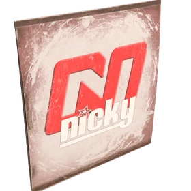 Nicky TV Sign