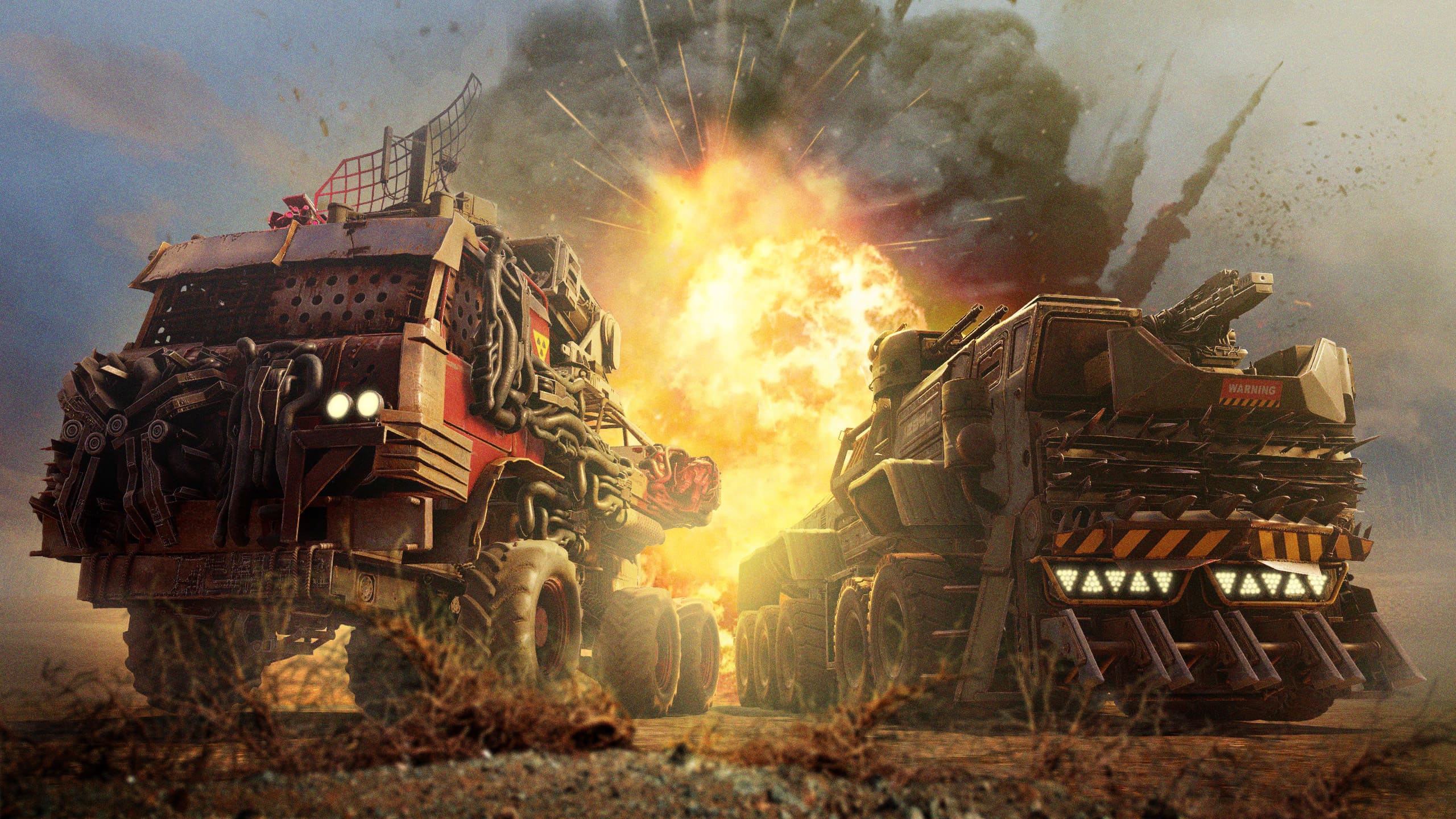 Epic fight in crossout 4k | Wallpapers.ai