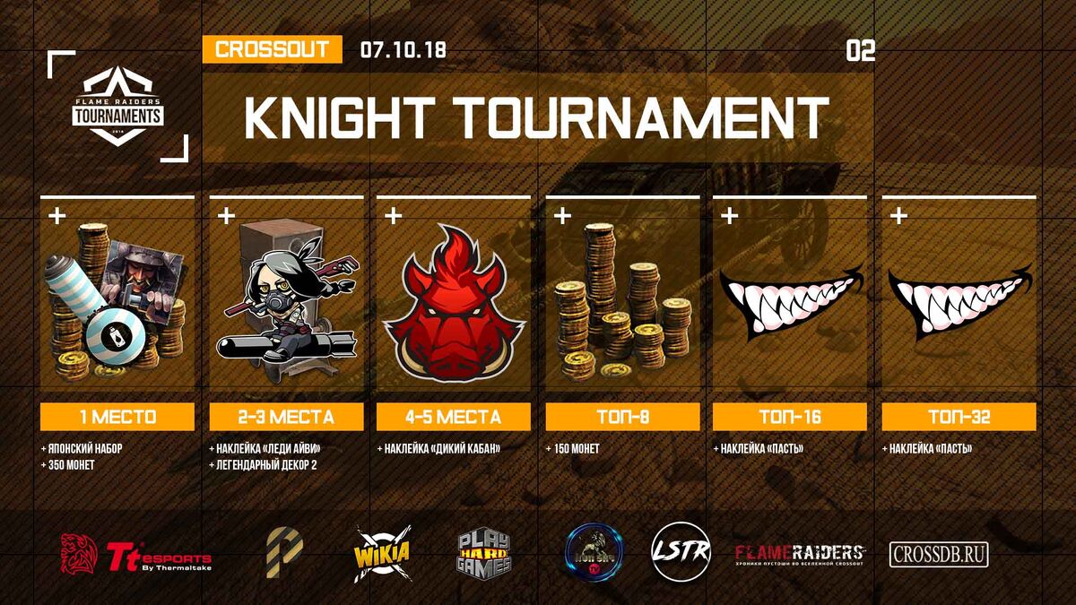 Knight Tournament №2 | Crossout Вики | Fandom