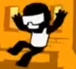 Tankman falling in TANKMEN.