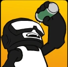 Tankman as he appears in Newgrounds Rumble.