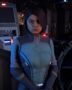 Ellen Ryder (née Harlow), biotic implant developer, wife of Alec Ryder, and mother of Ryder children