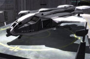 Leons pelican inside of his hanger (Leon owns his own personal hanger)