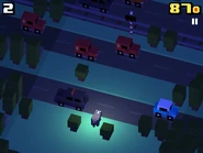 The Badger during game play