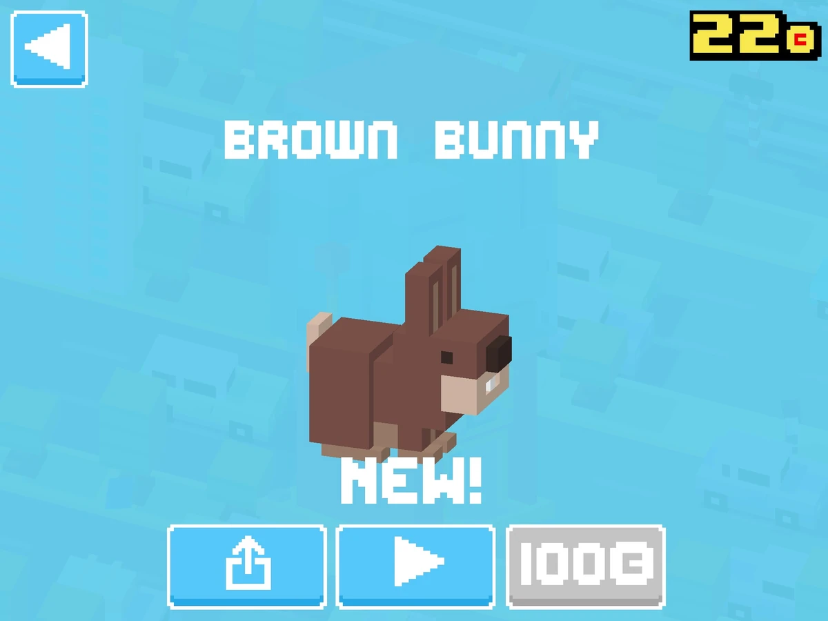 Brown Bunny Crossy Road Wiki Fandom