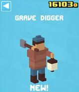 The Grave Digger unlocked.