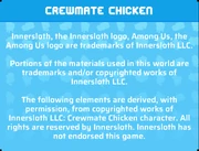 Crewmate Chicken notes