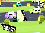 A celebrity crashing into a gas truck, notice the money