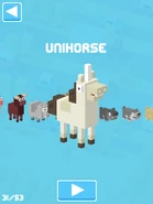 Unihorse.jpg (188 KB) The Unihorse seen in the mascot selection menu.