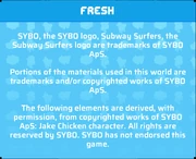 Fresh credits