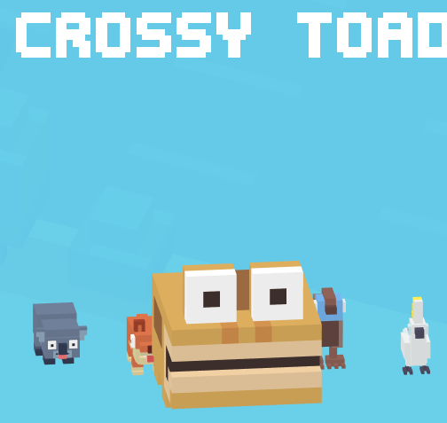 Classic Arcade Games - Frog Crossy Road - People, Play and Place