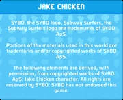 Jake Chicken notes