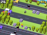 The Celebrity with paparazzi