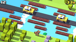 Can anyone explain why there's chocolate river when I'm playing as the chicken? : r/CrossyRoad