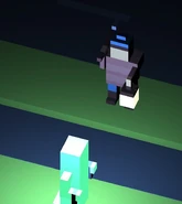 A frightened grave digger