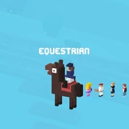 Equestrian in selection screen
