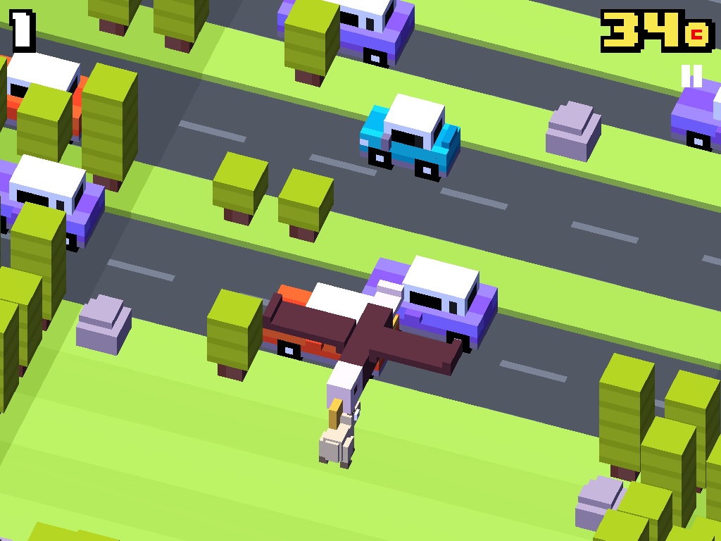 Classic Arcade Games - Frog Crossy Road - People, Play and Place