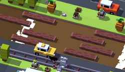 Can anyone explain why there's chocolate river when I'm playing as the  chicken? : r/CrossyRoad