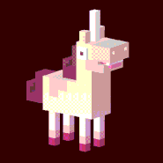 Dramatic unihorse.gif (453 KB) Unihorse image from Crossy Road's official site.
