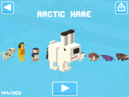 Arctic Hare in the mascot selection.