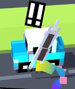 Unicorn3.jpg (50 KB) The Unihorse crashing into a mini blue car, notice the rainbow trail abruptly going sideways, causing a jagged pattern.